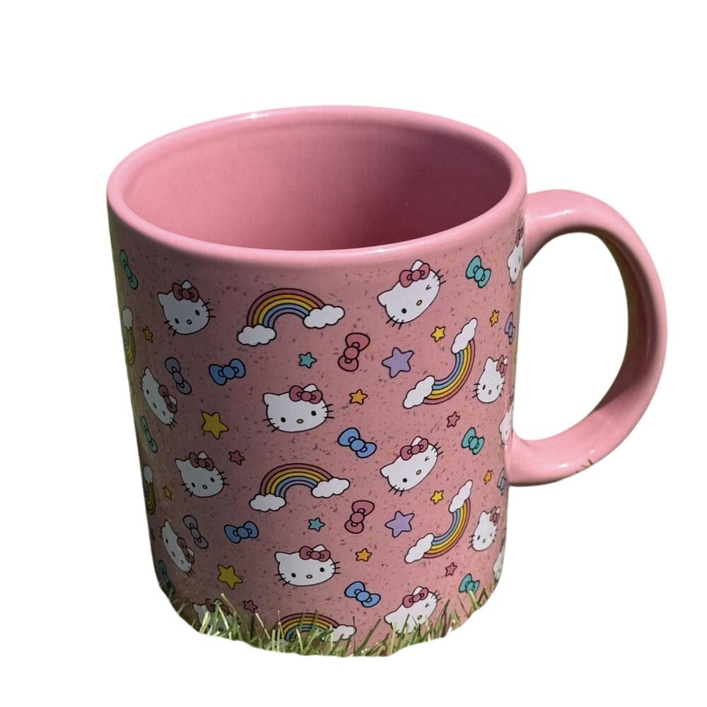 Hello Kitty 20oz Ceramic Mug Sanrio Kawaii Coffee Cup Cute Gift